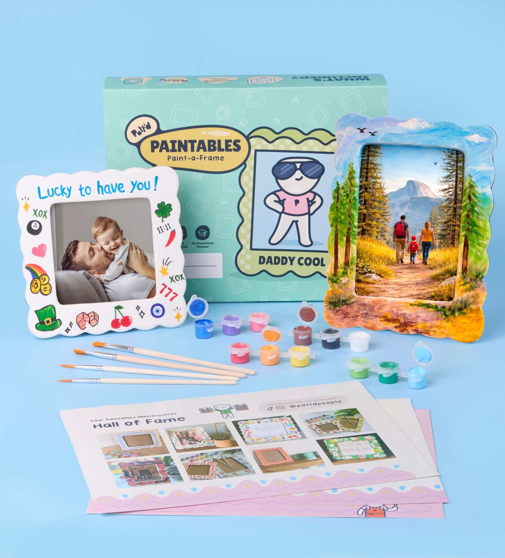 Pott'd Painting Kits cornice festa papà set pittura ceramica
