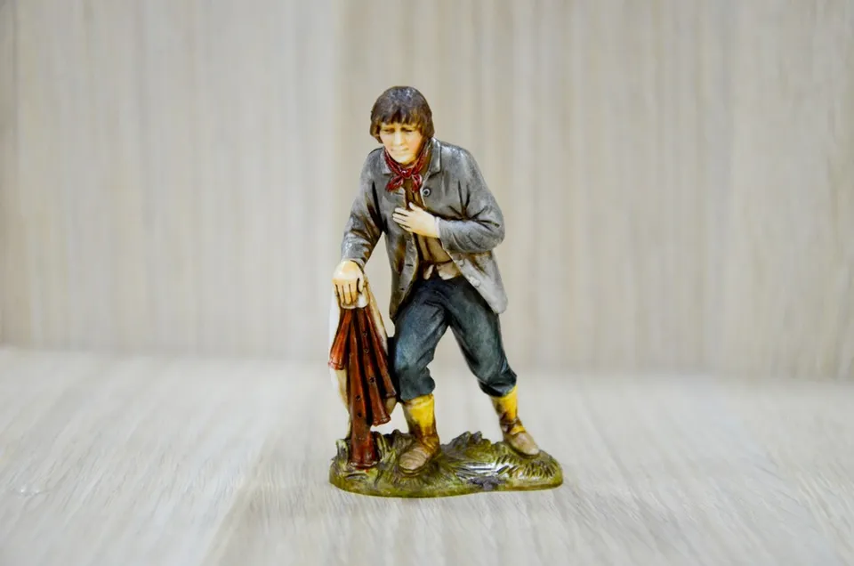 Ditta Montanini Pastori Landi 0175-01 Zampognaro 10 cm Presepe