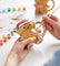 Pott'd Painting Kits Tazza Pan di Zenzero da Dipingere x2 Natalizia
