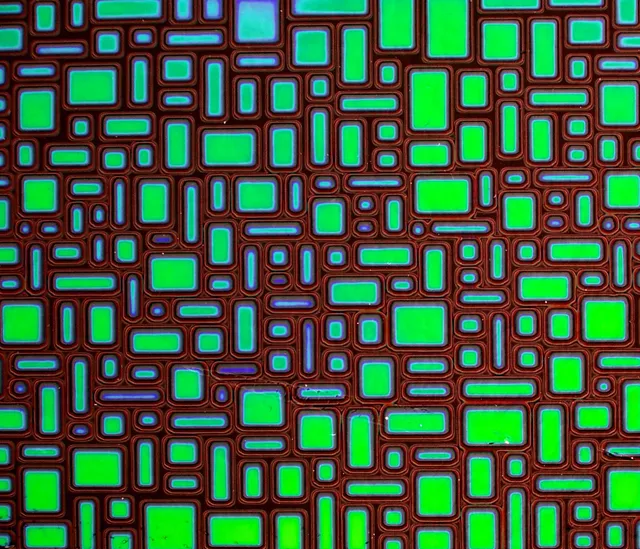 CBS Dichroic Borderline Masonry Emerald vetro dicroico quarto