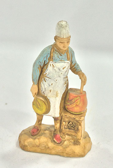 Ditta Montanini Pastori Landi 3527 Cuoco miniatura presepe