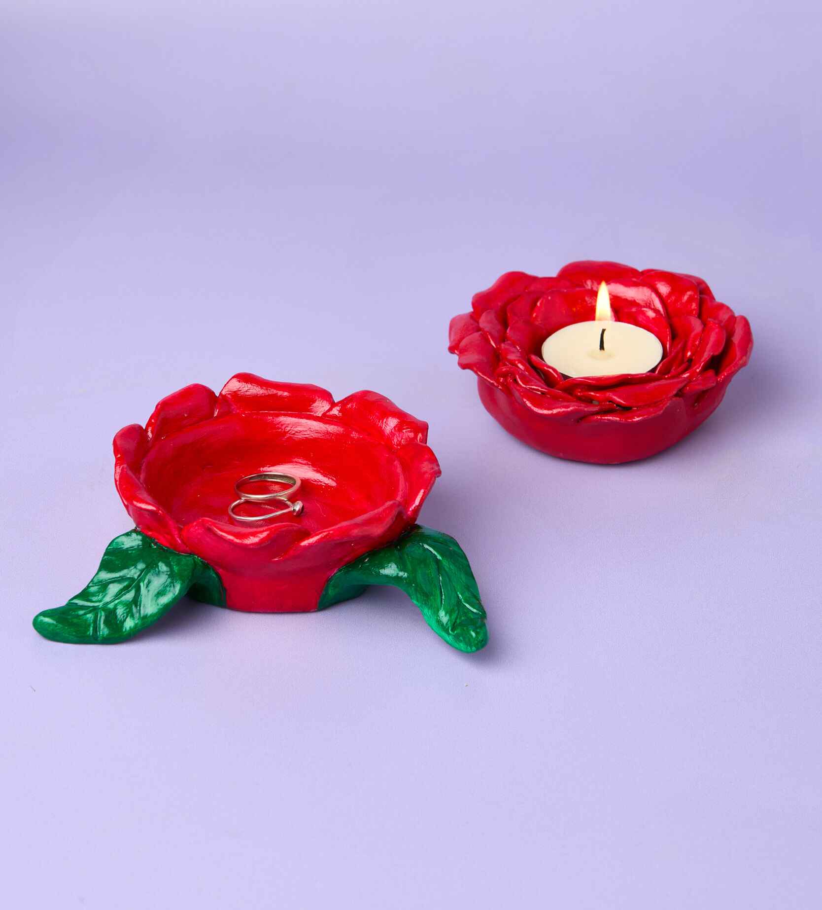 Pott'd Projects Eternal Rose portatealight rosa kit