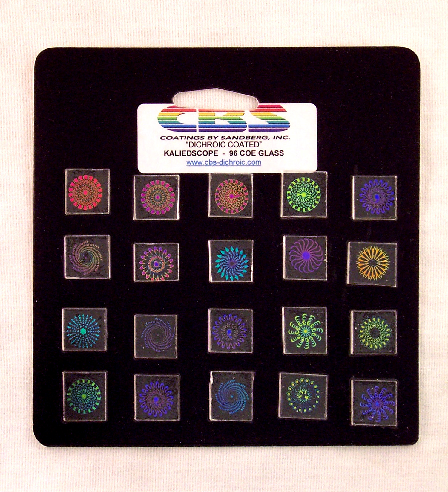 CBS Kaleidoscope Pinwheel Pack Small vetro dicroico 20 pezzi