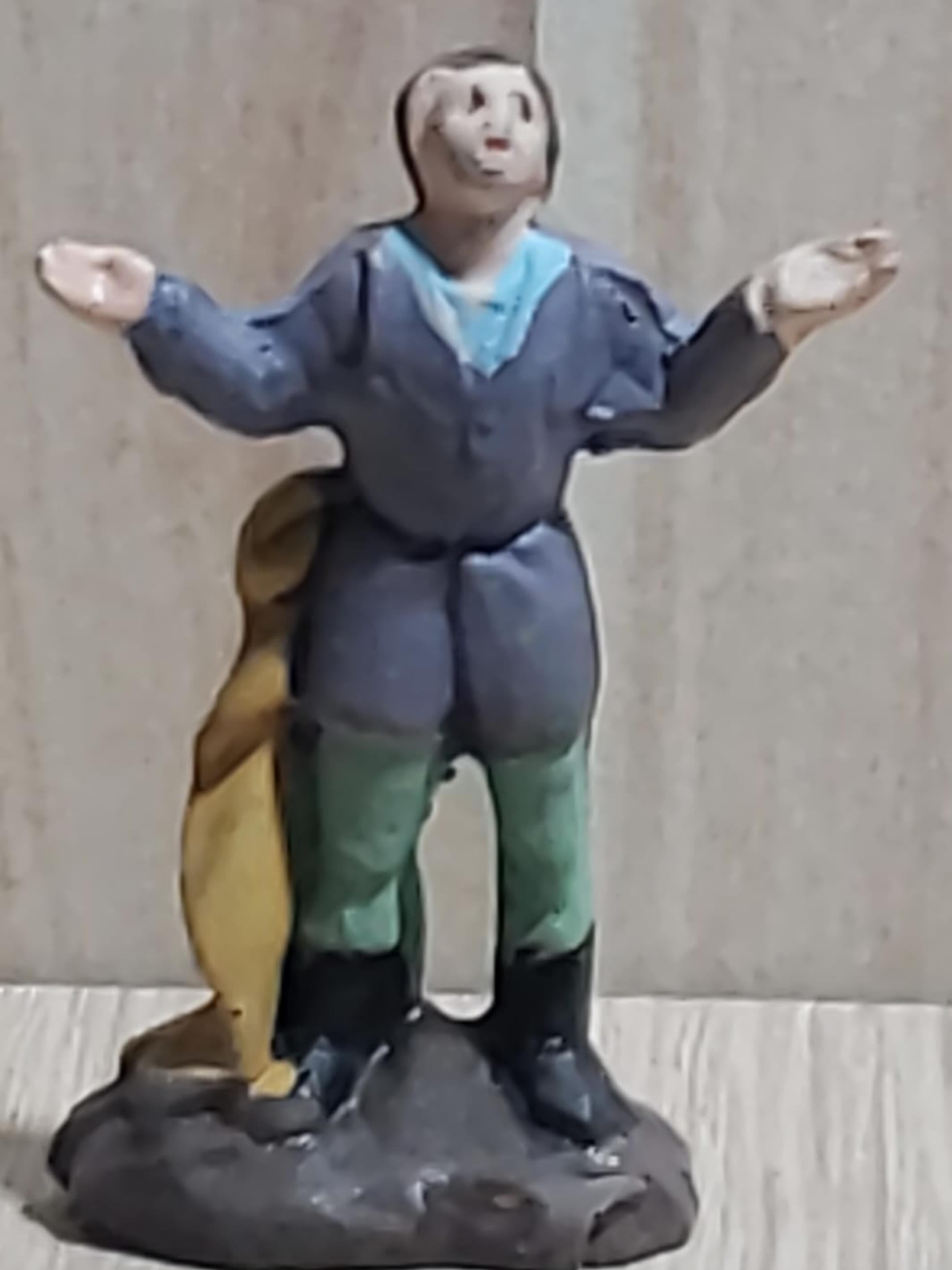 Montanini Pastori in terracotta TC30021 statuina presepe