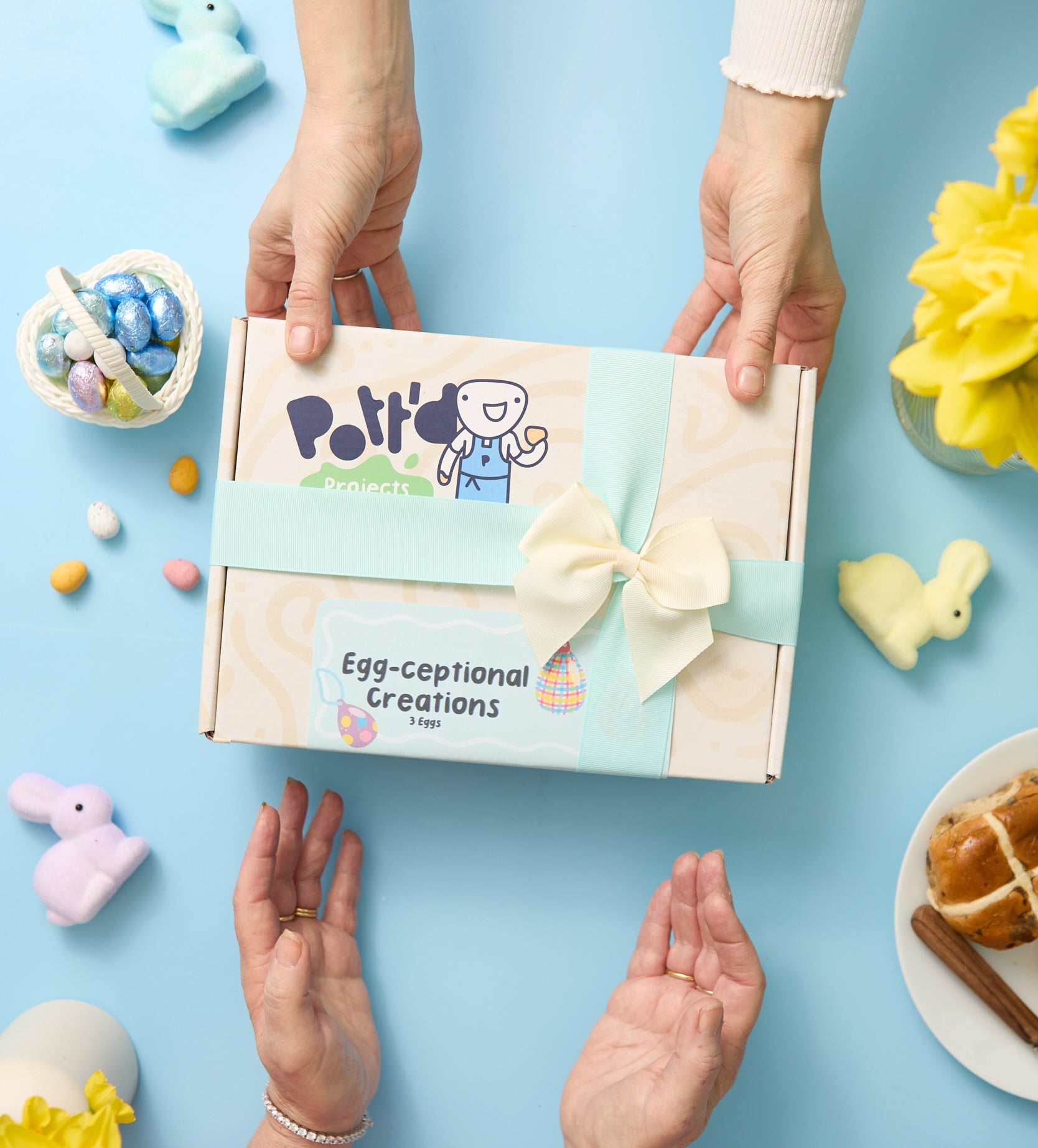 Pott'd Projects Egg Hanging Kit kit uova pasqua 3 uova