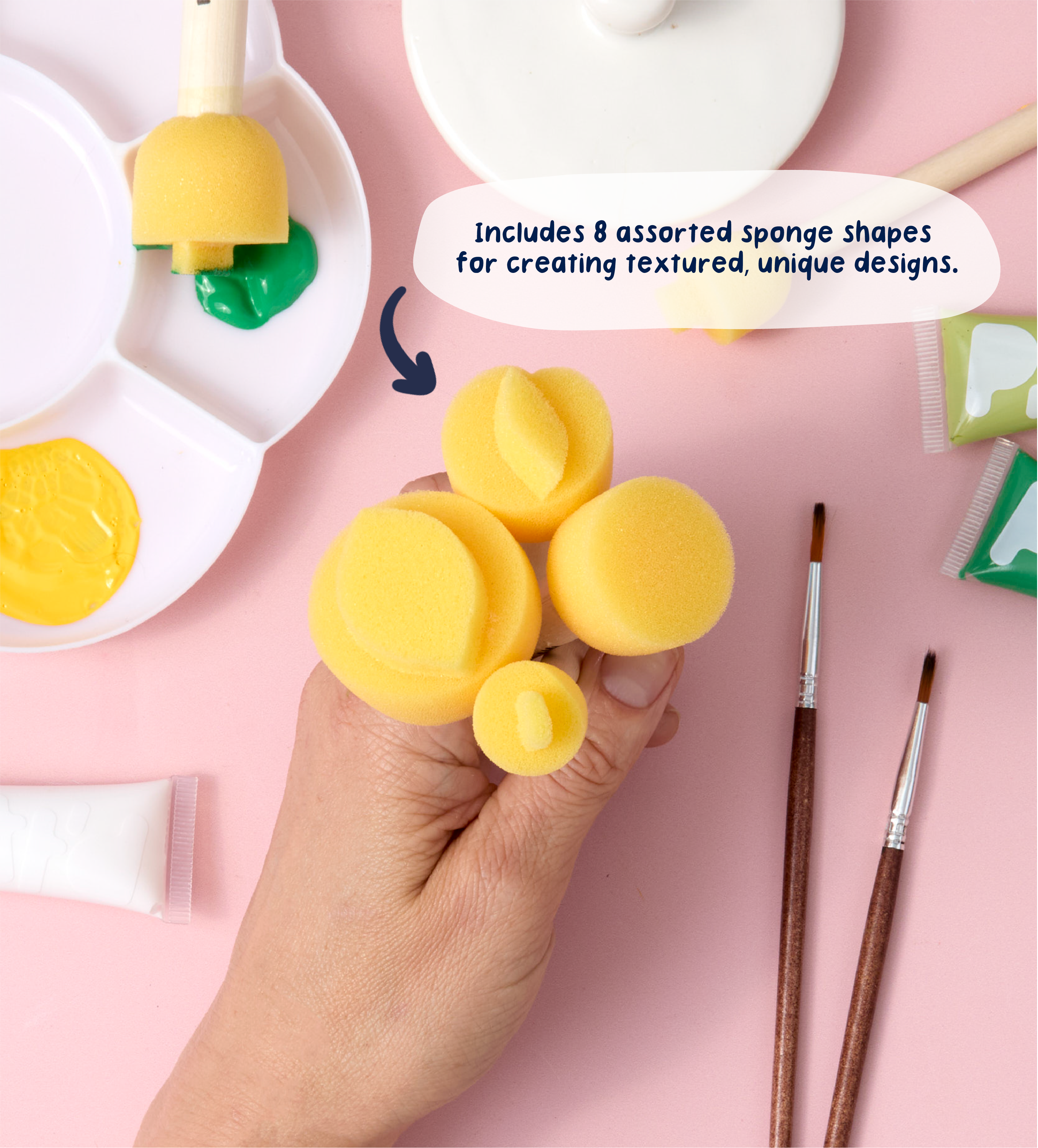 Pott'd Extras Sponge Stamps timbri spugna ceramica