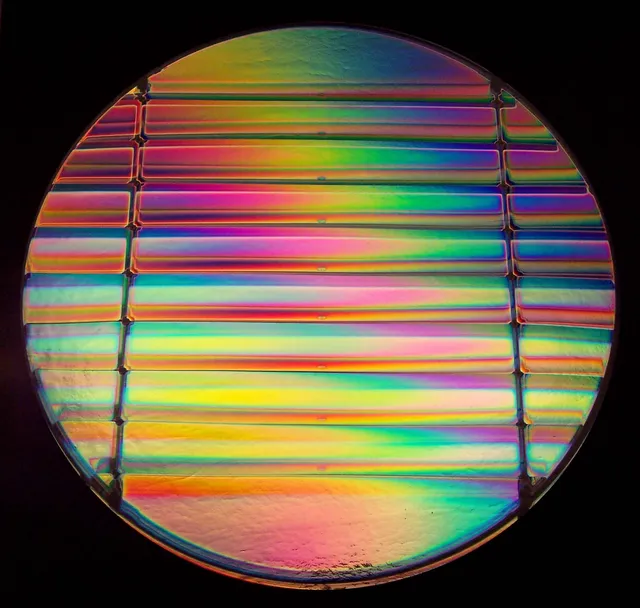 CBS Tropical Rays 1,5" vetro dicroico strisce multicolore
