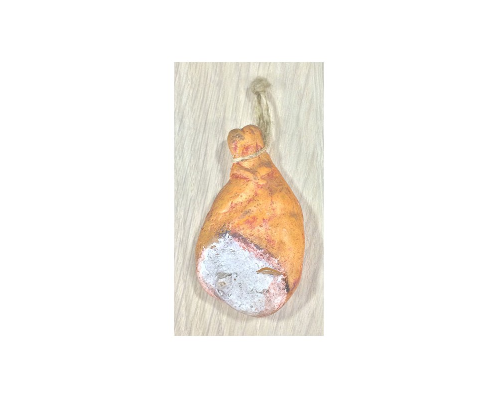 Ditta Montanini MC7 prosciutto in cera miniatura presepe 5,5 cm