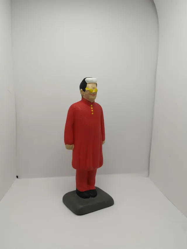 Personaggi Famosi Cristiano Malgioglio statua terracotta 17 cm