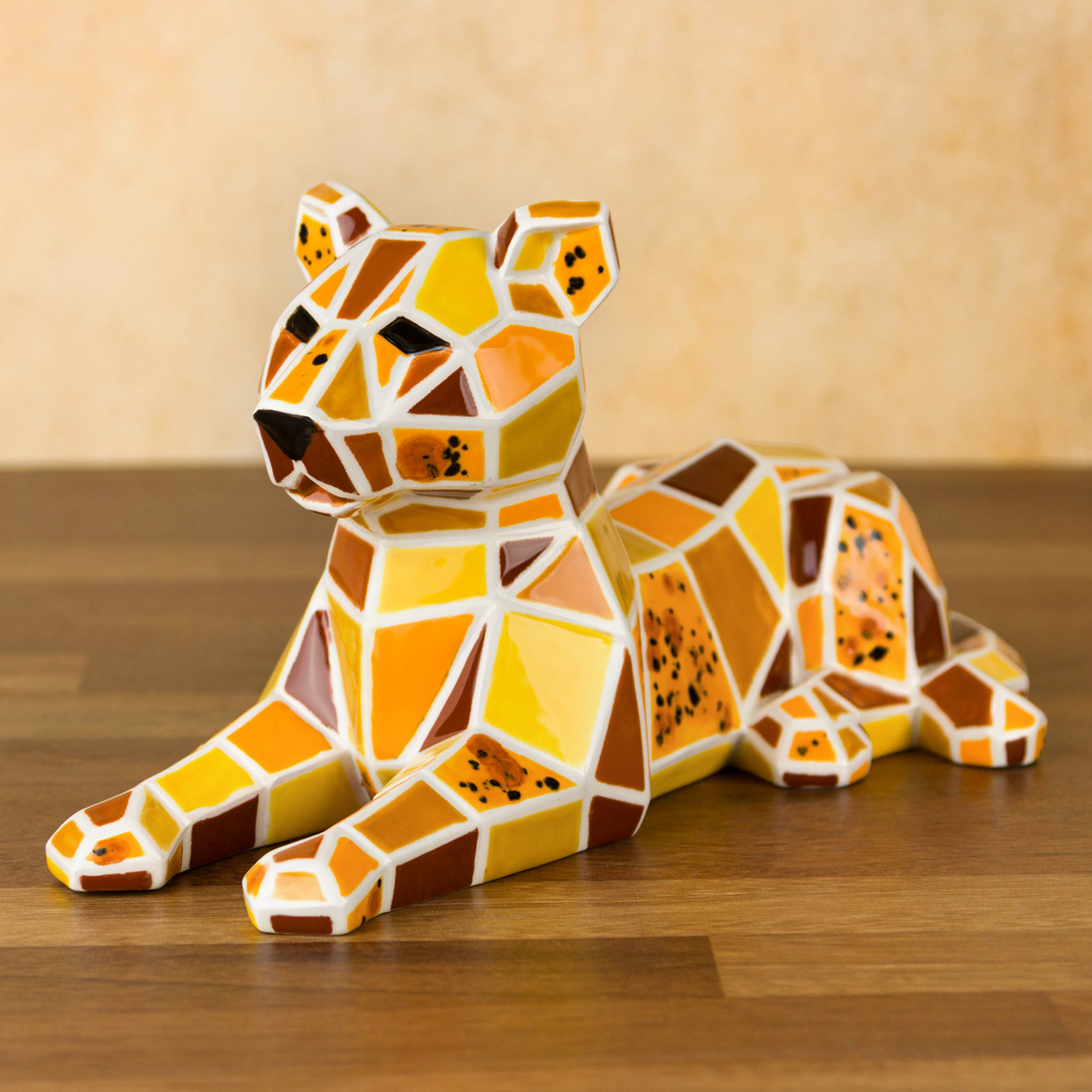 Mayco Faceted Jungle Cat biscotto ceramica da dipingere