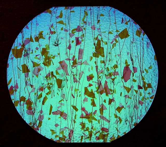 Cbs Dichroic Fracture 4114 Pink Teal vetro fusione 90COE