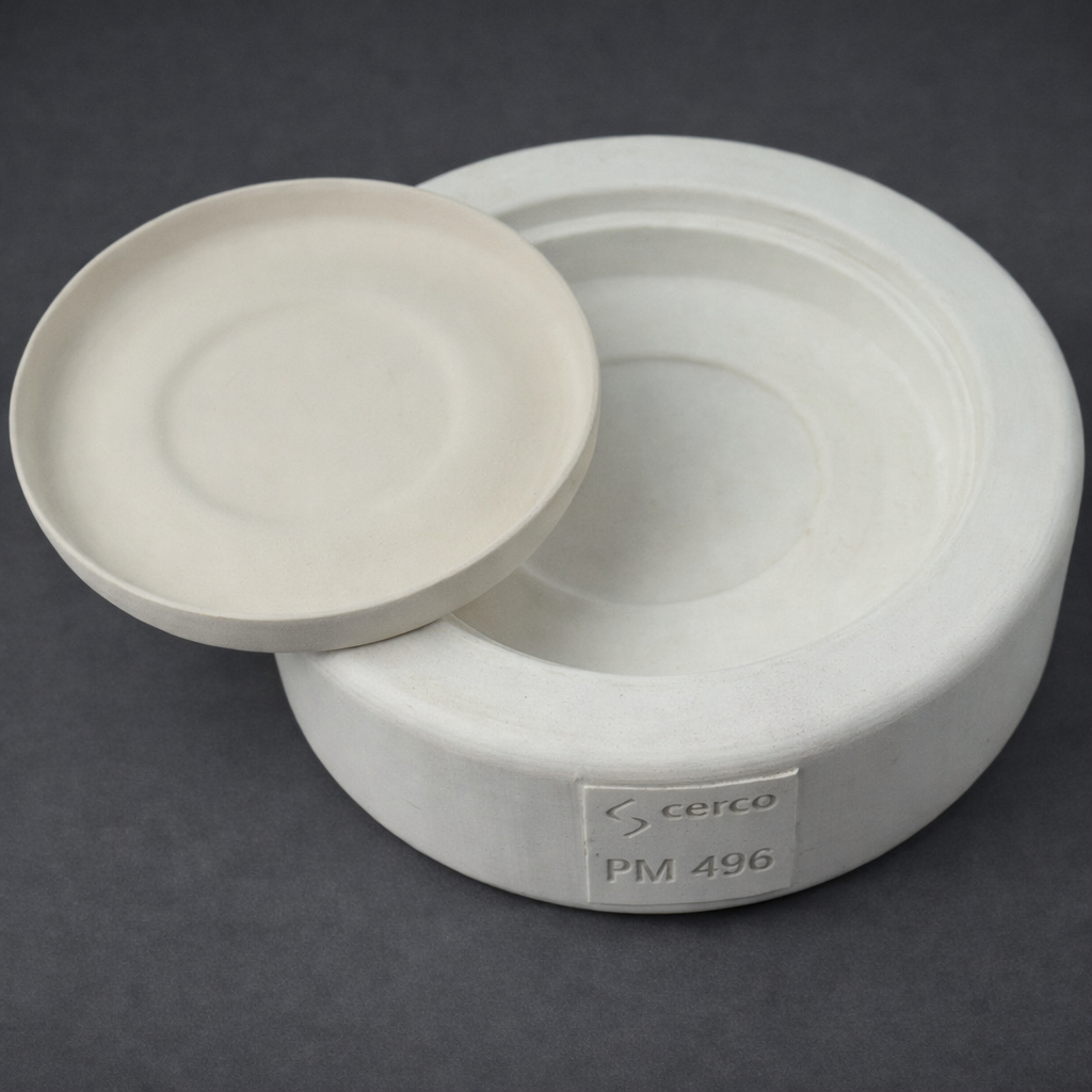 CERCO PM 496 stampo gesso piattino Bevel Saucer 15 cm