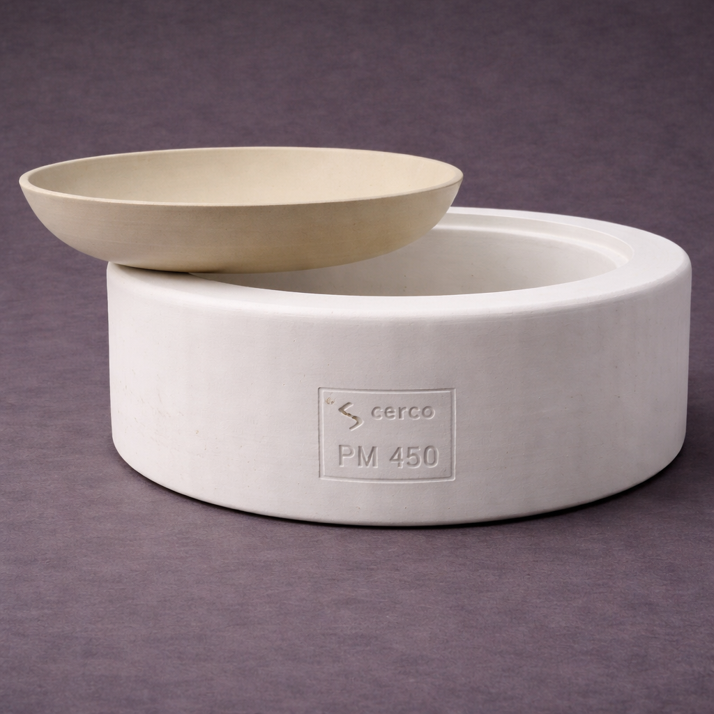 CERCO Plaster Molds PM 450 Round Plate stampo 26,5 cm