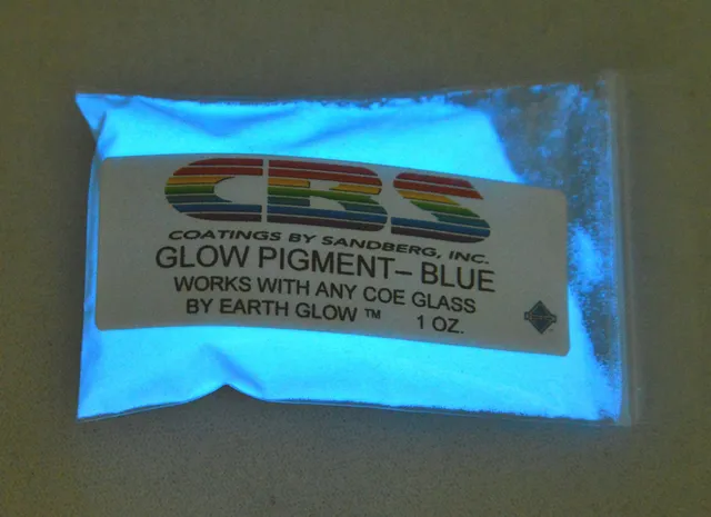Cbs Dichroic Glow Pigment Blue pigmento glow blu 1 oz puro 100%