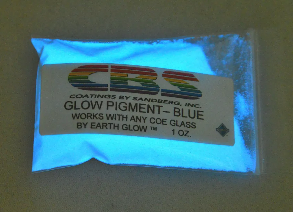 Cbs Dichroic Glow Pigment Blue pigmento glow blu 1 oz puro 100%