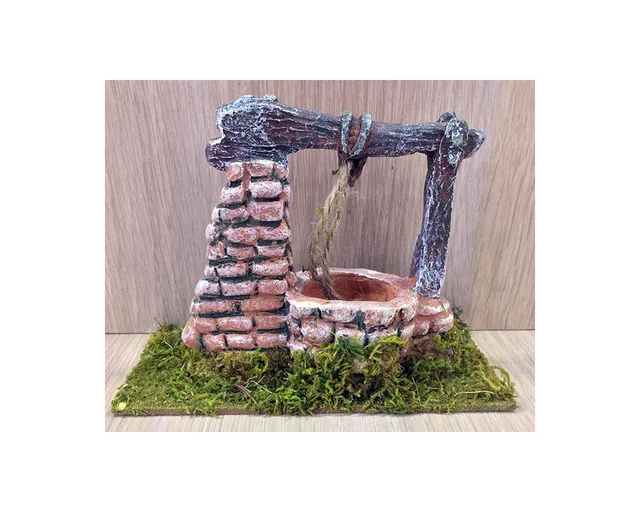 Ditta Montanini Minuterie 86183 pozzo resina presepe 11 cm