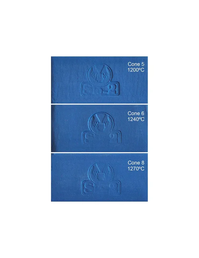Cerama Impasti Upsala SIo-2 porcellana blu cobalto 1200°C