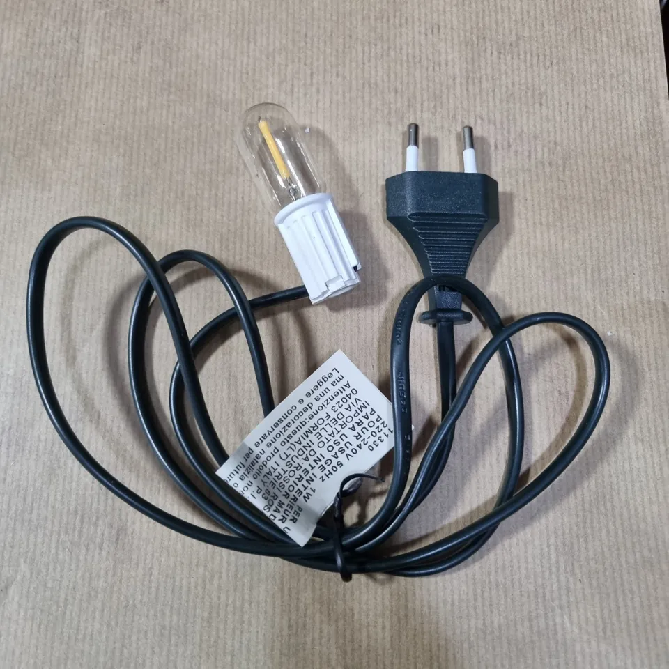 Ditta Montanini PF4 Portalampada LED con Filo e Spina