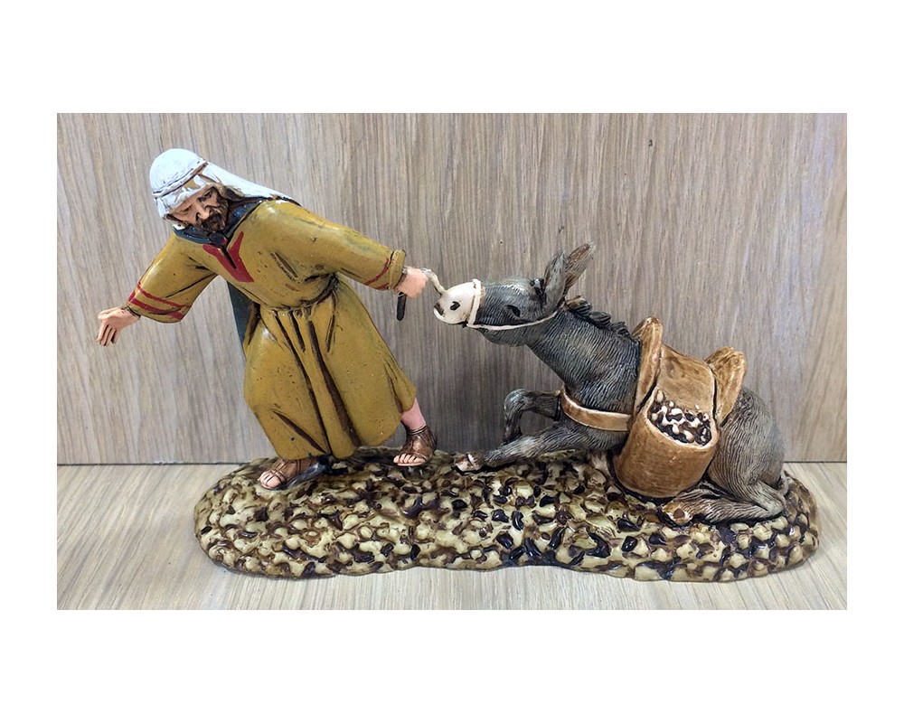 Ditta Montanini Landi 1029-06 gruppo presepe Fuga in deserto