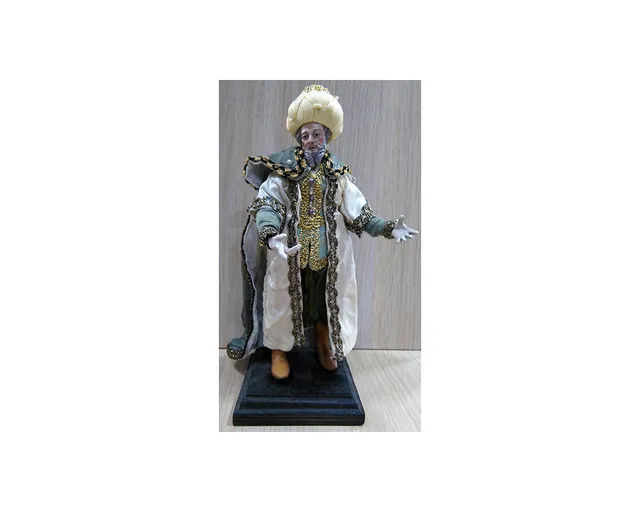 Ditta Montanini PV7 re bianco terracotta pastore 20 cm