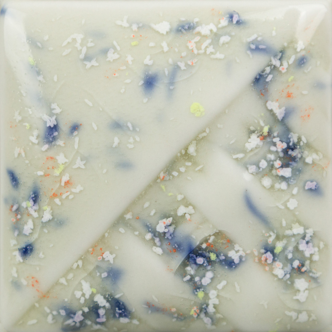 Mayco Stoneware Baby Blue Speck smalto azzurro opaco