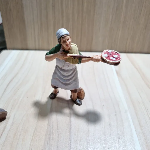 Euromarchi Pizzaiolo pastore PVC presepe 10 cm