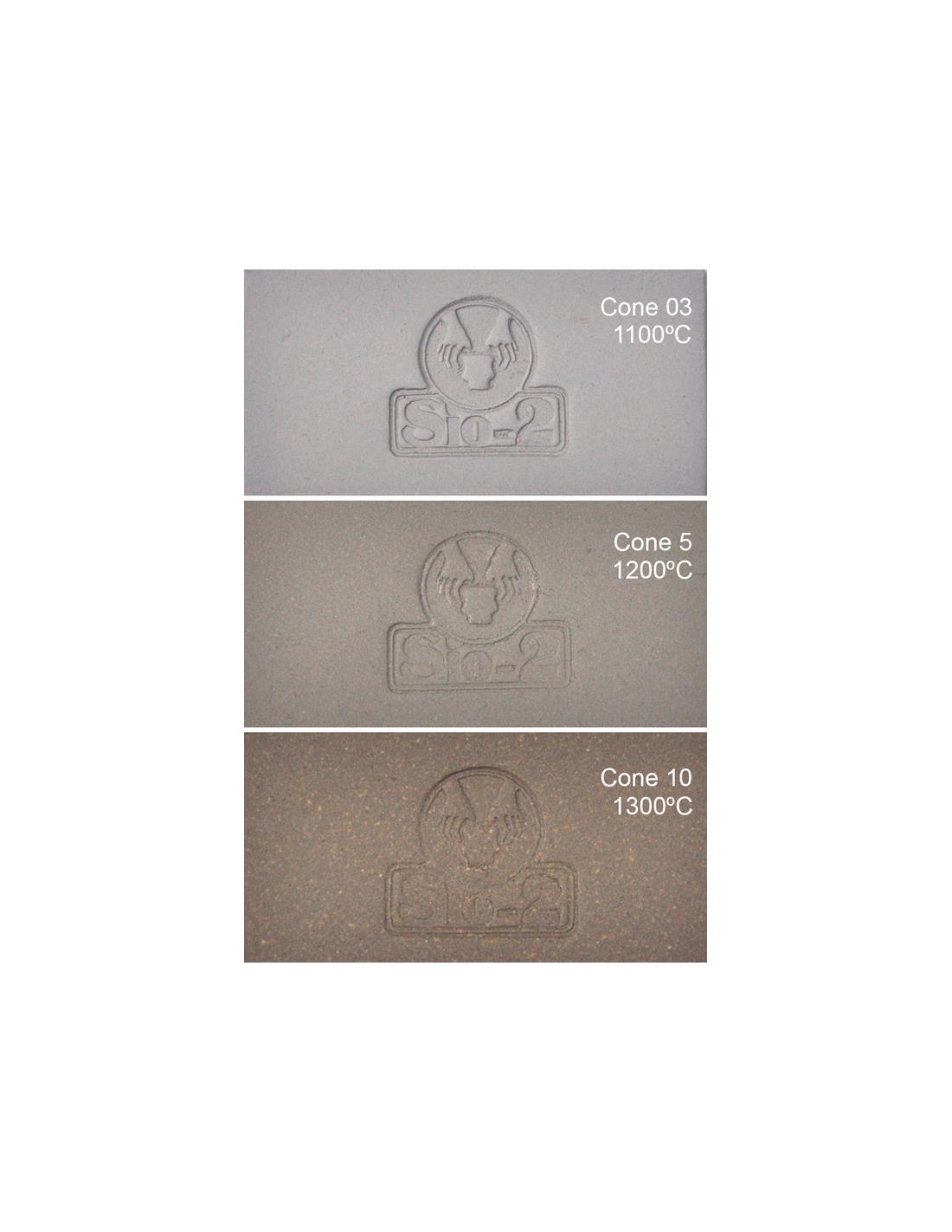 Sio-2 Impasti ceramici Berlin argilla gres grigio refrattario