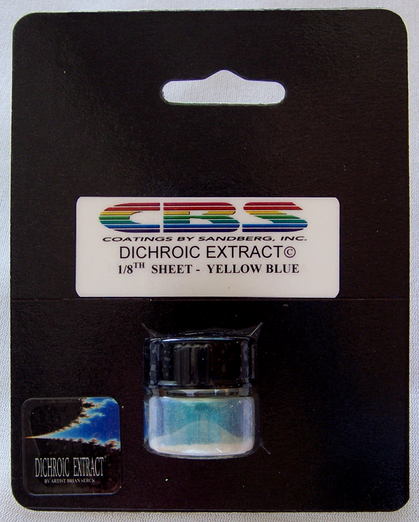 CBS Dichroic Extract Yellow Blue vetro dicroico 1/8 foglio