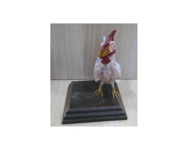Montanini Animali AT10 gallina terracotta statuina presepe