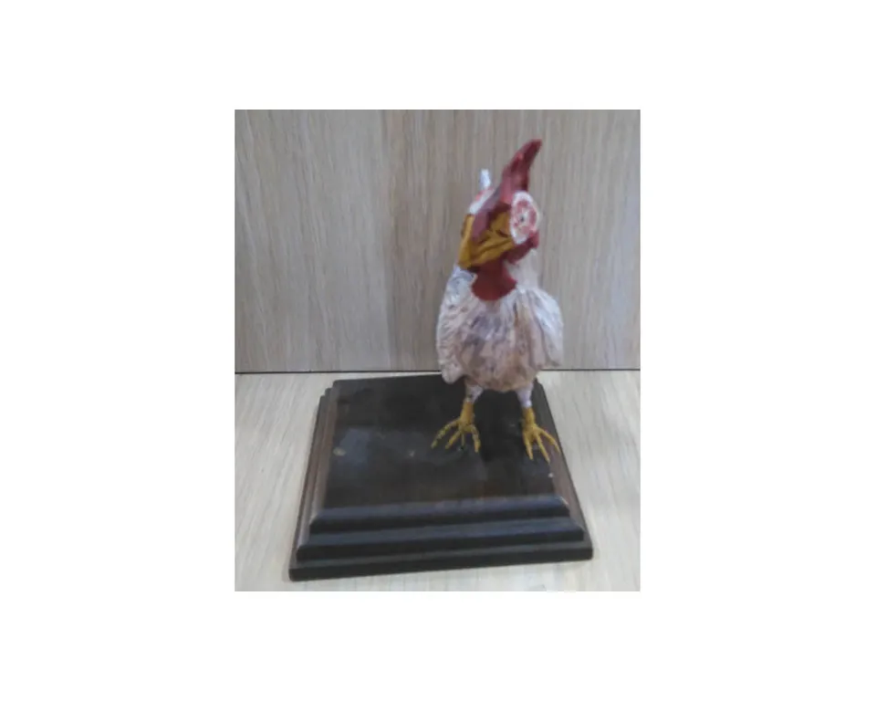 Montanini Animali AT10 gallina terracotta statuina presepe