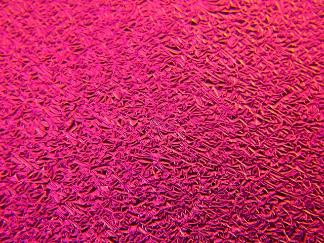 Cbs Dichroic Crinklized Green Magenta vetro tondo 19"