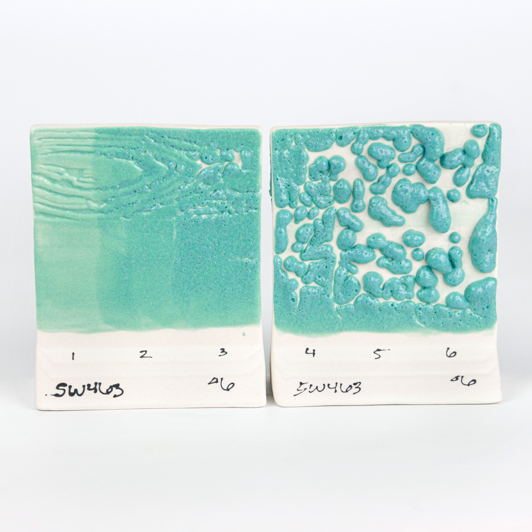 Mayco Ritual Turquoise Moon Rocks smalto turchese materico