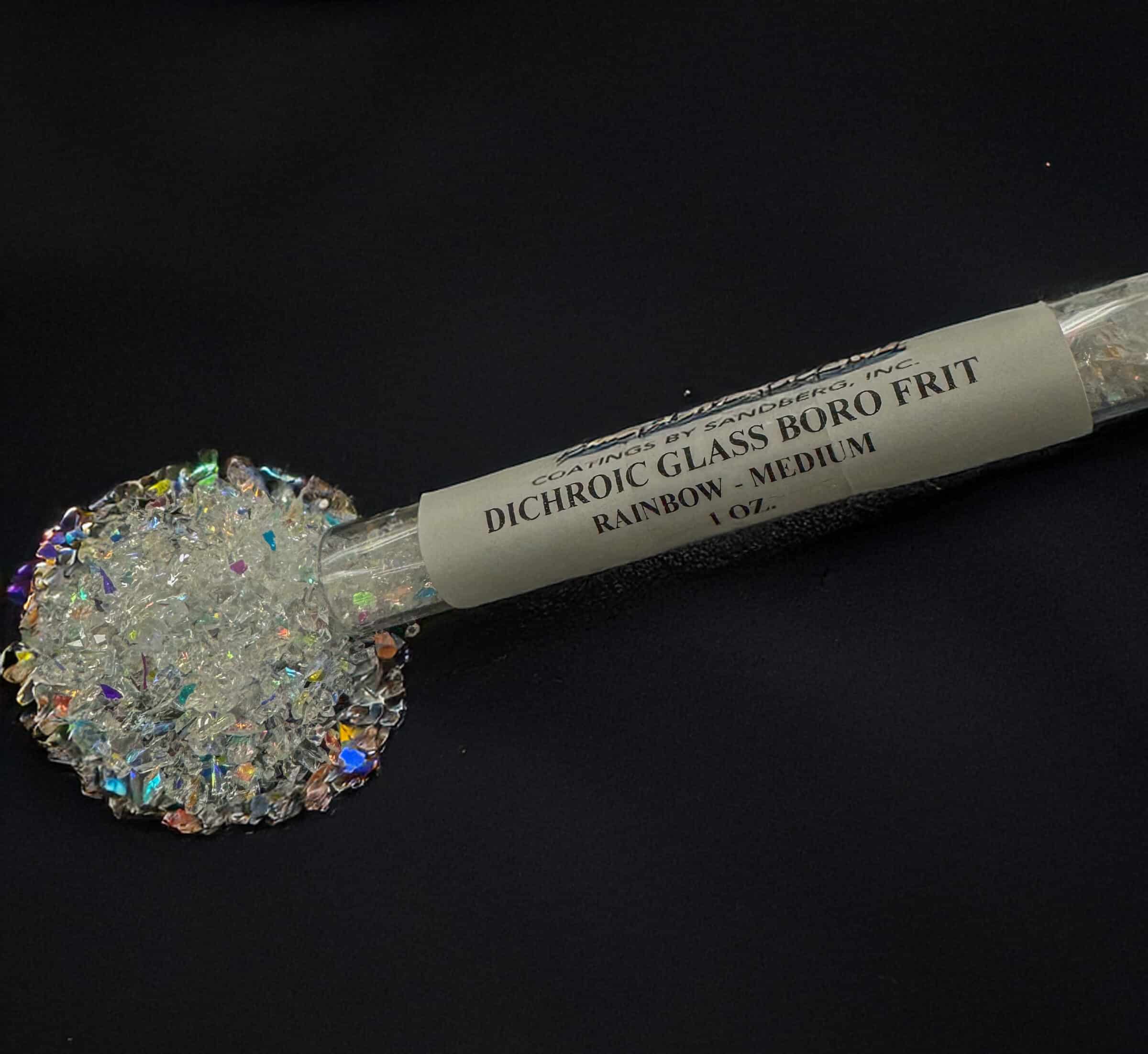 Cbs Dichroic Coarse Frit Frit boro trasparente 1 oz rainbow