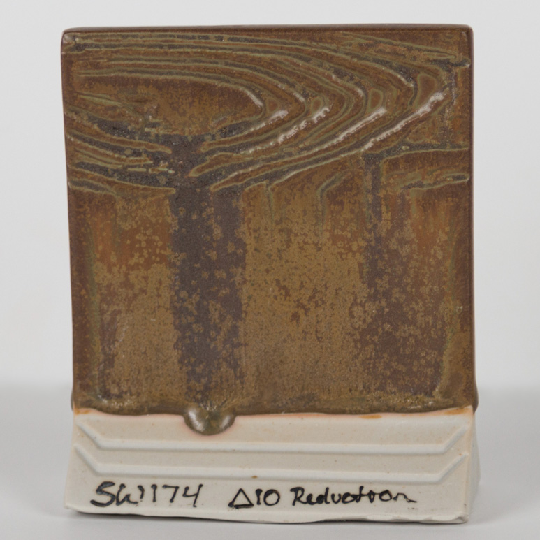 Mayco Stoneware Leather smalto ceramica marrone opaco