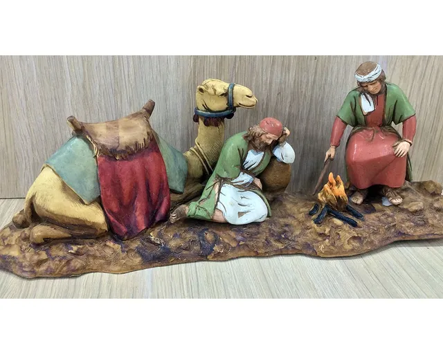 Ditta Montanini Gruppi Landi 1005-02 gruppo presepe cammellieri