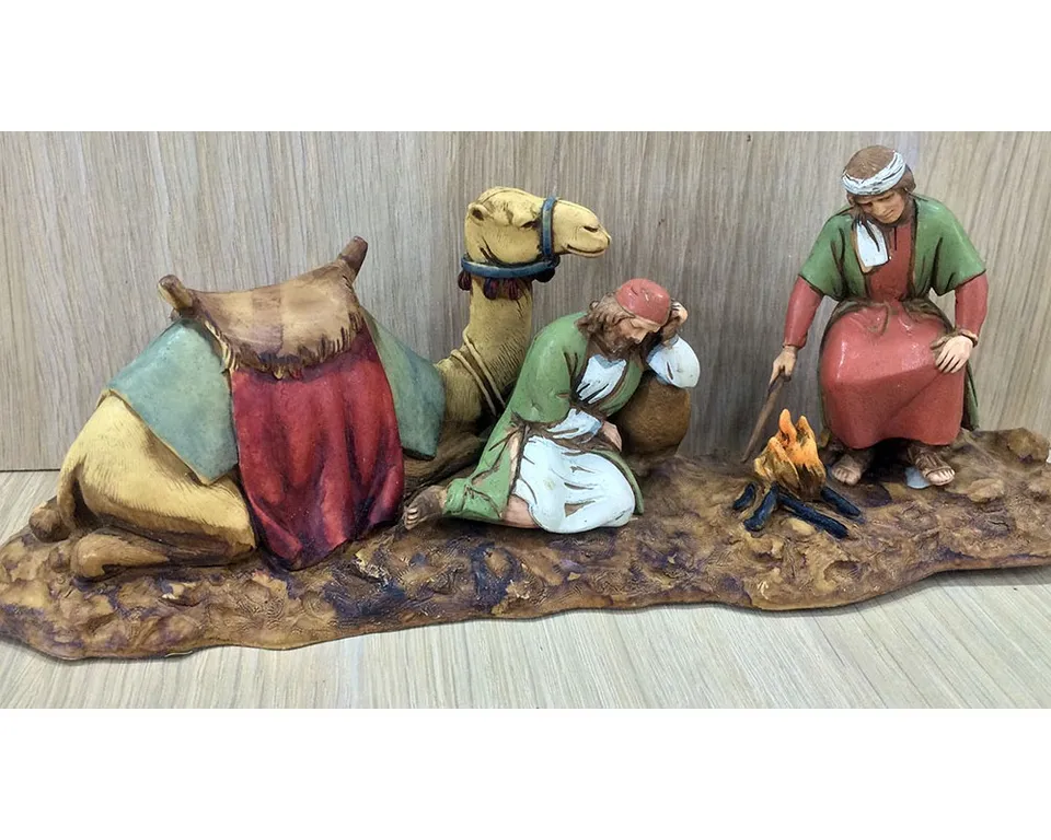 Ditta Montanini Gruppi Landi 1005-02 gruppo presepe cammellieri
