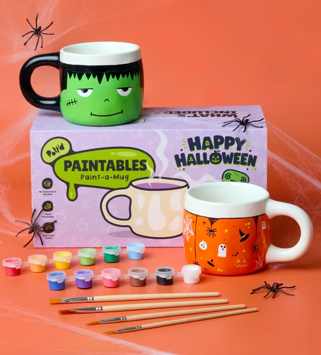 Pott'd Halloween kit 2 tazze ceramica da dipingere personalizzate