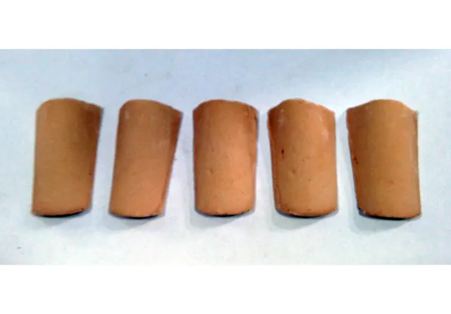 Montanini Tegole Terracotta 2106 3,5x2,2 cm 20 pezzi