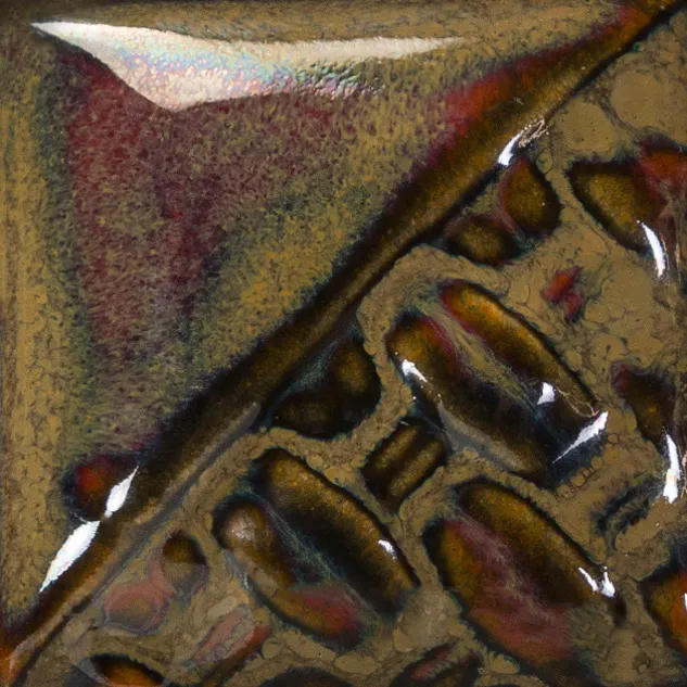Mayco Stoneware Tiger's Eye Smalto Marrone Ambra