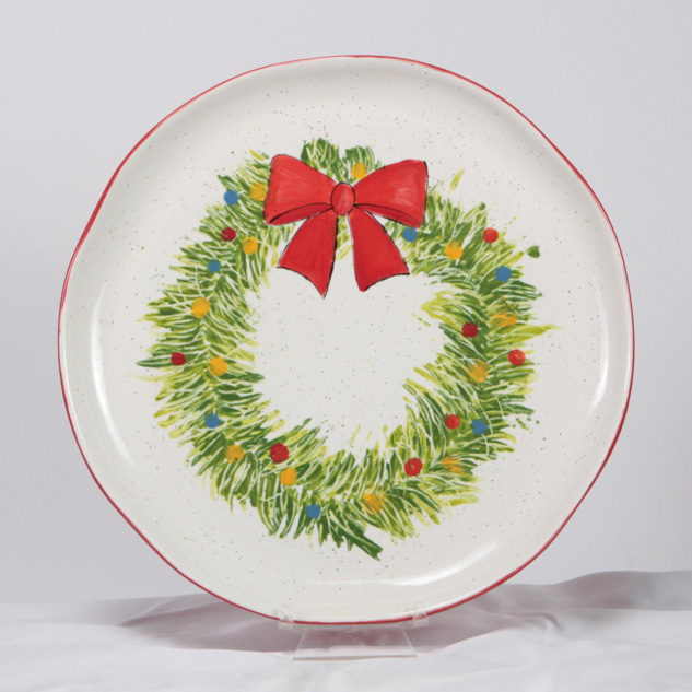 Mayco Earthenware Bisque Casualware piatto ceramica piano bisquit
