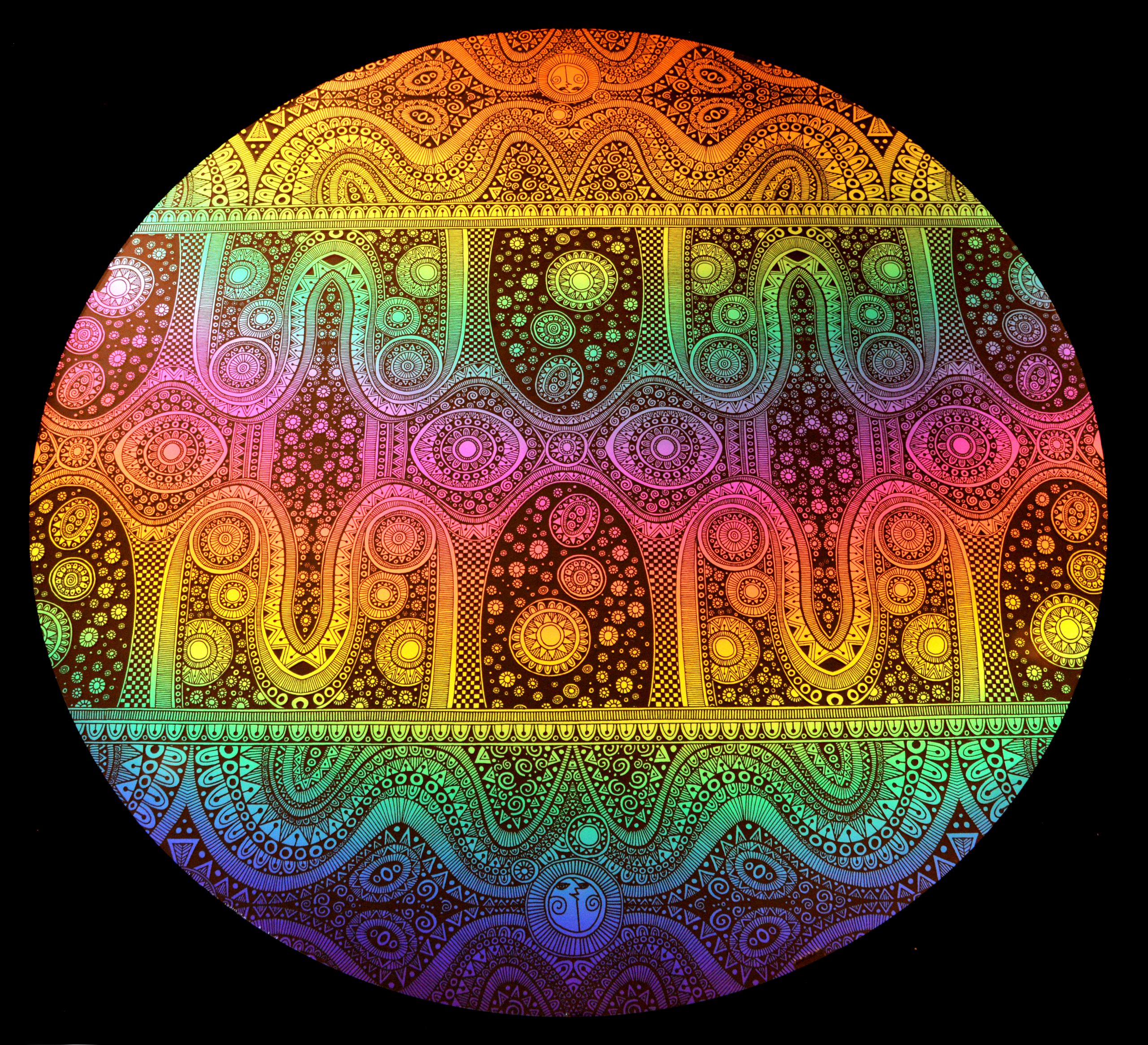 Cbs Shop by Pattern Chris Stell Original vetro dicroico artista