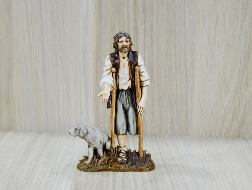 Ditta Montanini Pastori Landi 1262-02 pastore con cane 12 cm