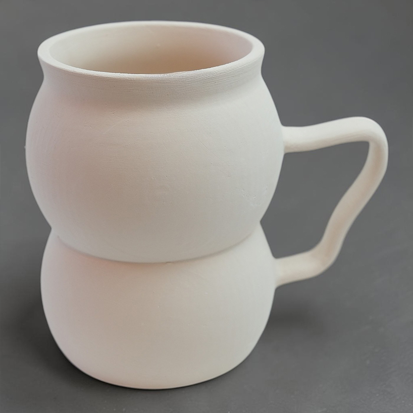CERCO Plaster Molds PM 216 stampo gesso tazza Ball Mug 3 pezzi