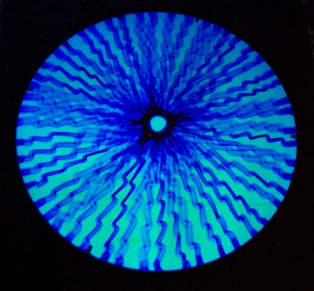 Cbs Dichroic Voltage vetro magenta verde per fusione