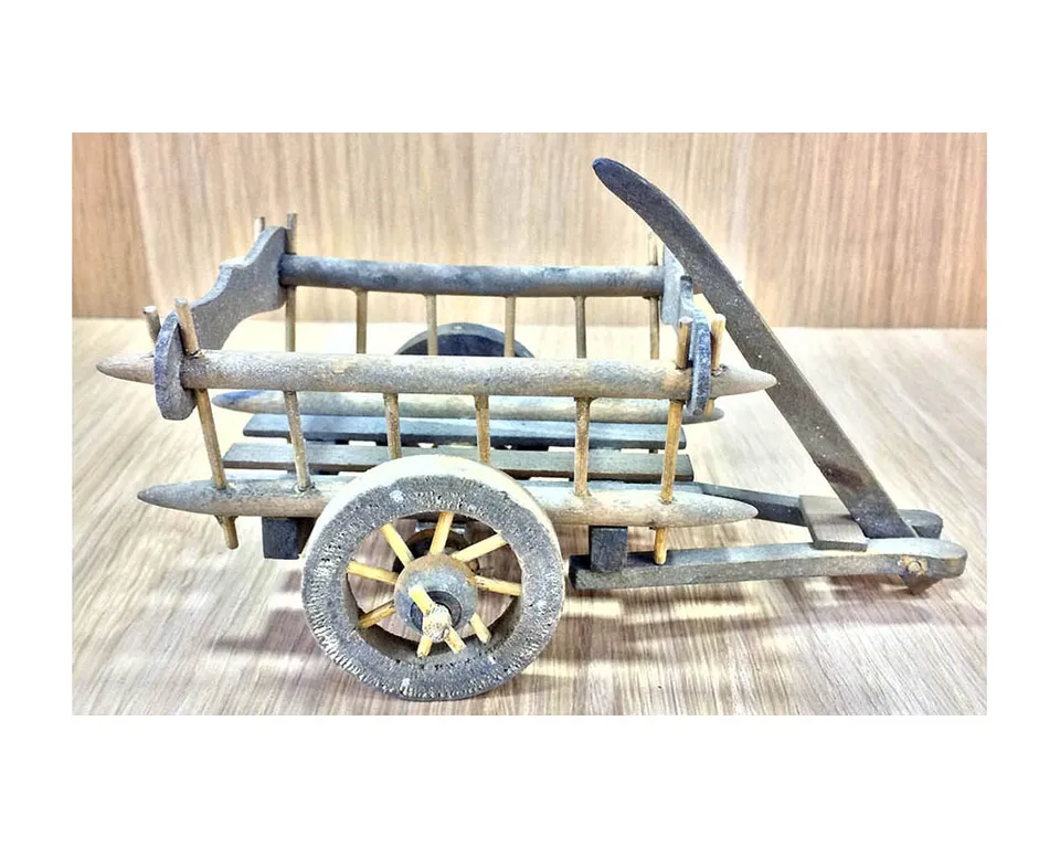 Ditta Montanini XA304 carretto legno presepe 15 cm