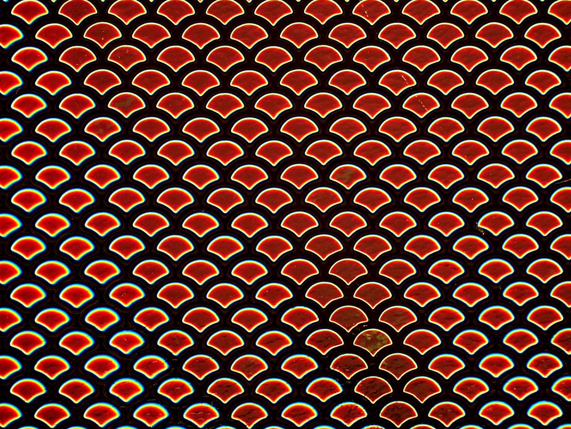 Cbs Borderline Scale Cyan Dark Dark Red vetro quarto foglio