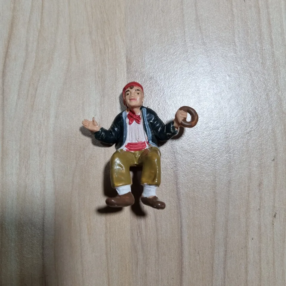 Montanini Euromarchi pastore seduto statuina PVC 7 cm