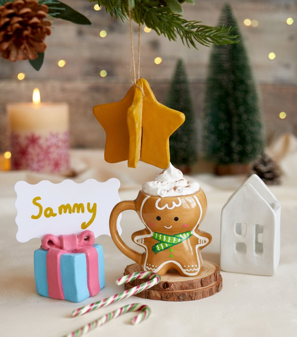 Pott'd Bundles Christmas kit ceramica vasellame e tazza gingerbread