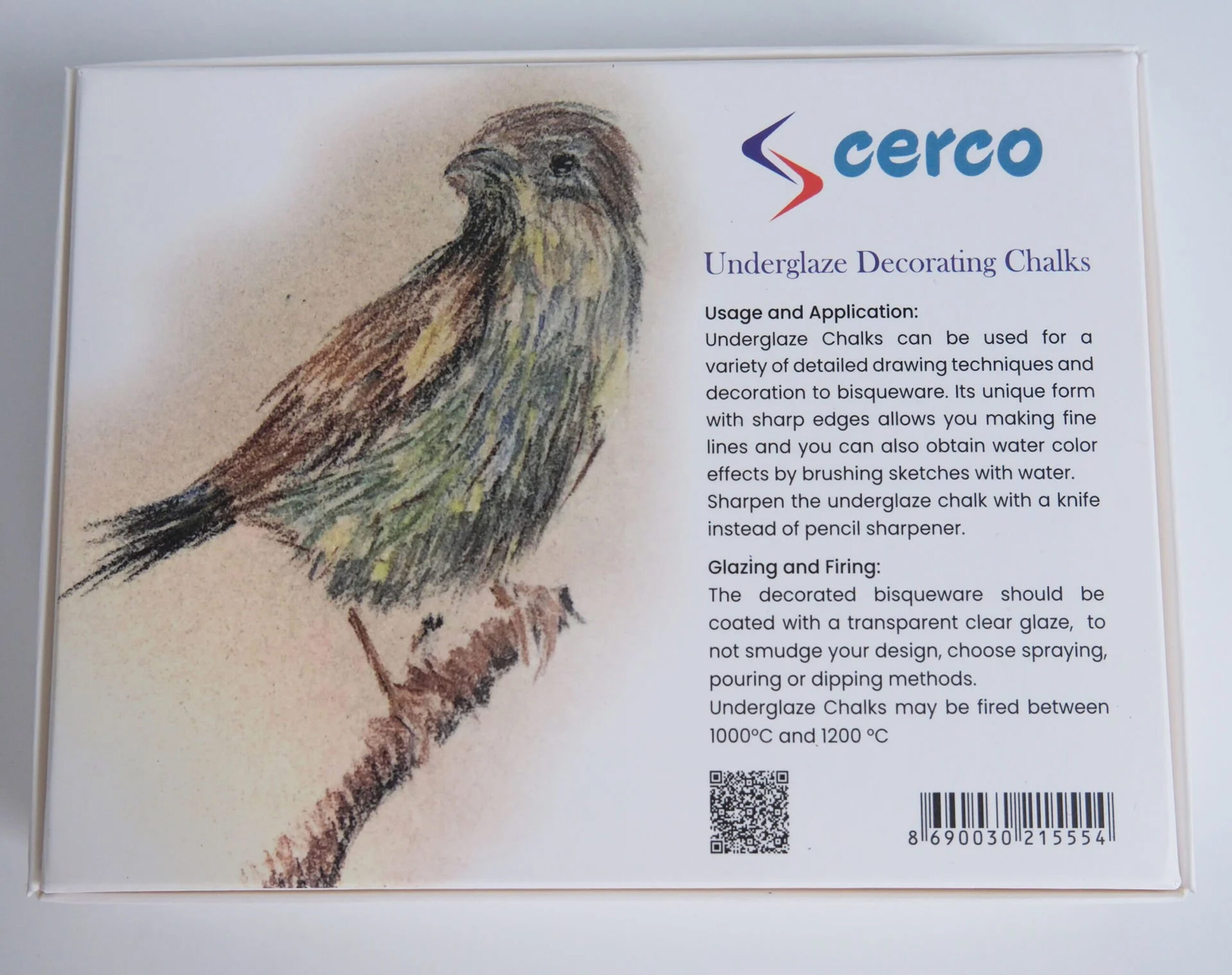 CERCO Underglazes set gessetti ingobbio per biscotto