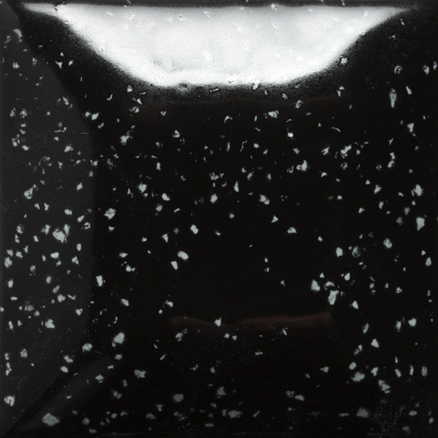 Mayco Tuxedo SP-215 smalto ceramico nero puntinato lucido